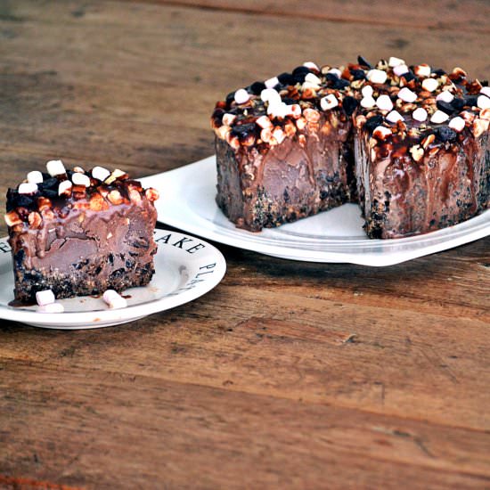 Rocky Road Ice Cream Cake