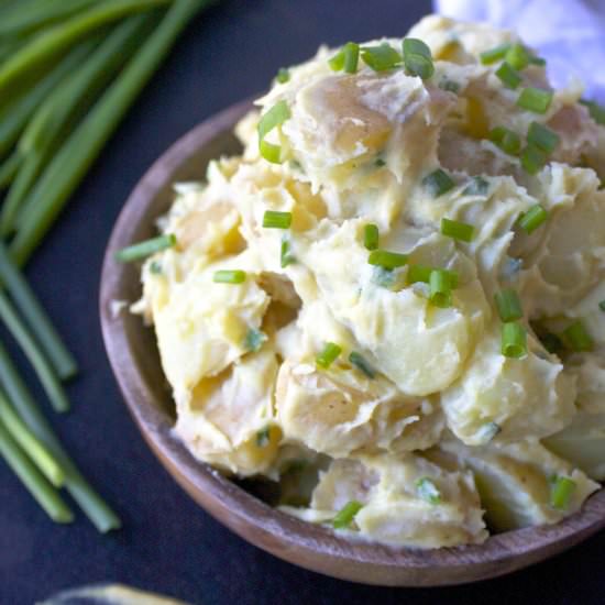 Mustard Chive Potato Salad