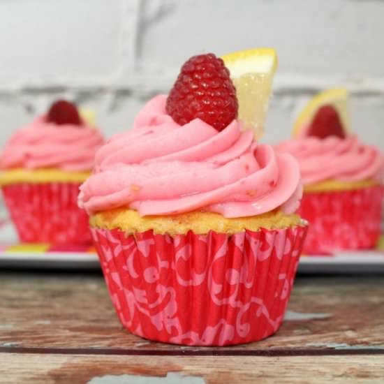 Lemon Raspberry Cupcakes