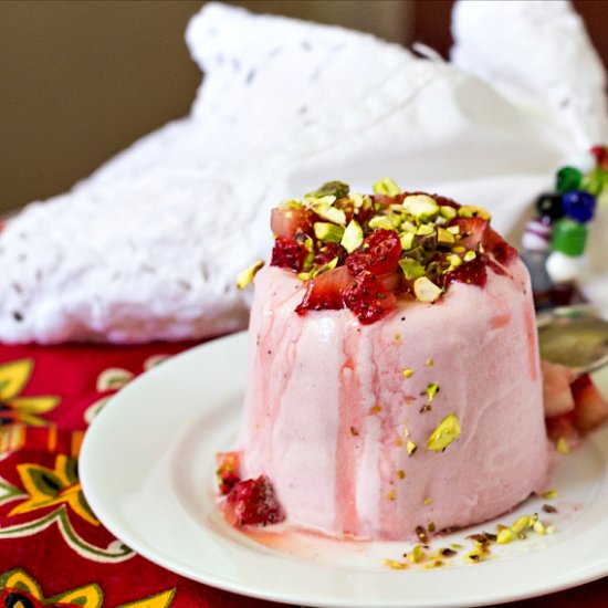 Strawberry Rose Kulfi