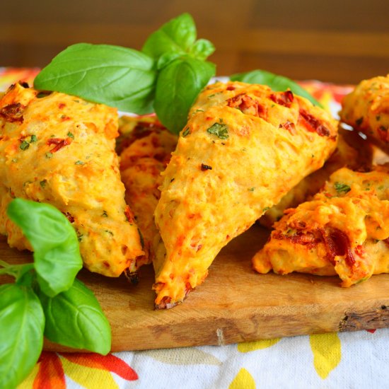 Sun-Dried Tomato Basil Scones