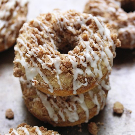 Baked Coffee Cake Doughnuts