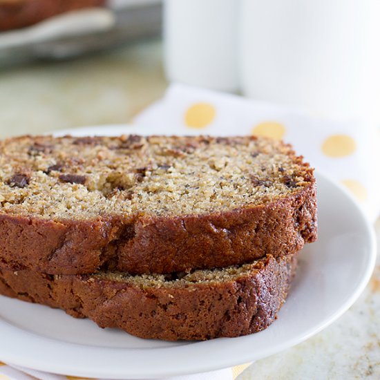 Peanut Butter Banana Bread