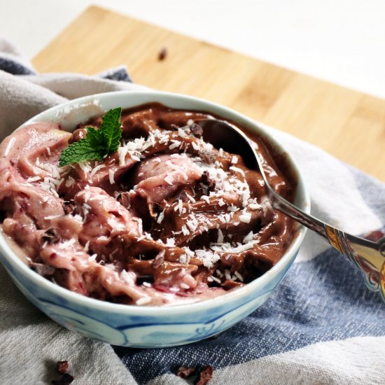 Healthy Black Forest Ice Cream