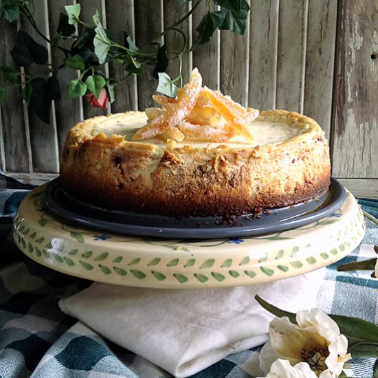 Chocolate-Orange Cannoli Cheesecake