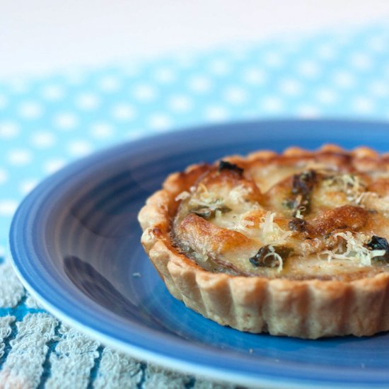 Potato & Wild Garlic Gratin Tartlet