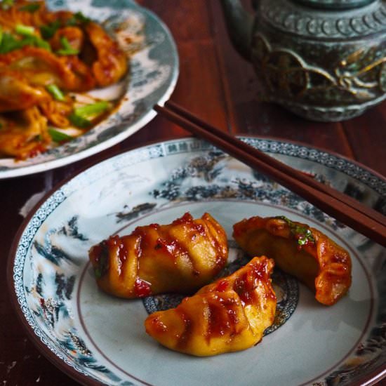 Manchurian Momo Dumplings