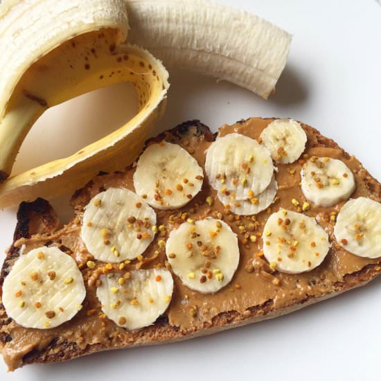 Peanut Butter and Banana Toast