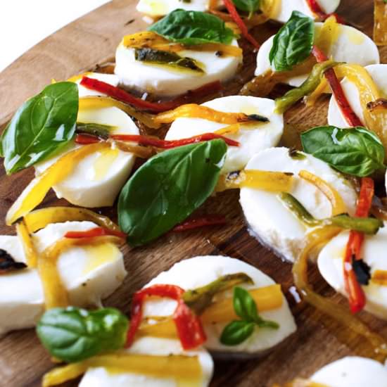 Roasted Chilli and Basil Bocconcini