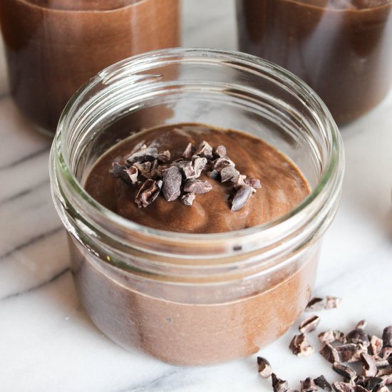 Vegan Chocolate Banana Pudding