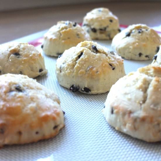 Lemon Currant Cream Scones