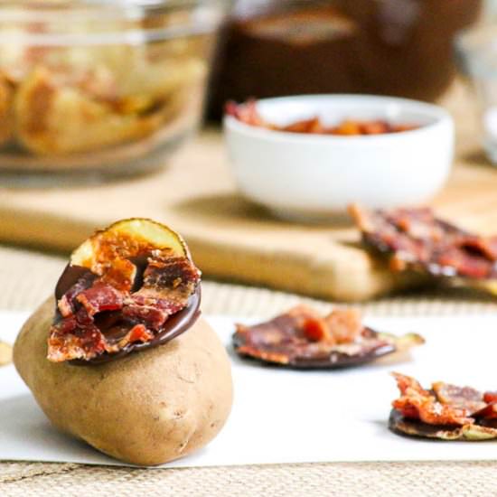 Chocolate Bacon Potato Chips