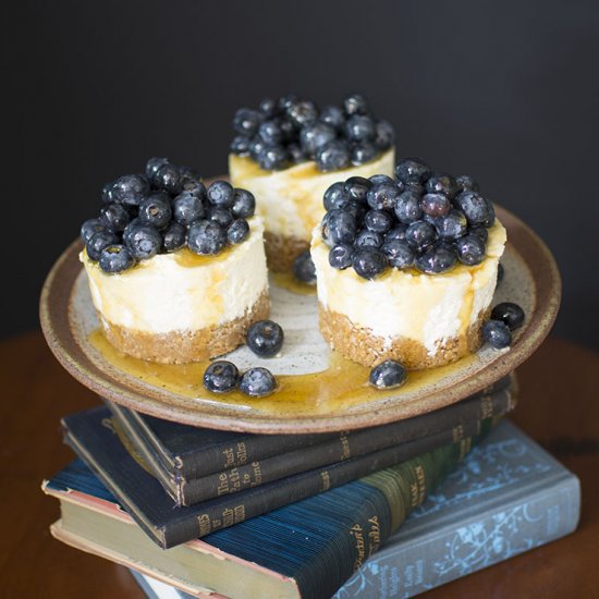 Ricotta Cheesecake with Blueberries