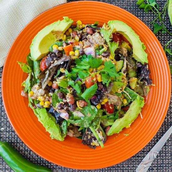 Mason Jar Mexican Taco Salad