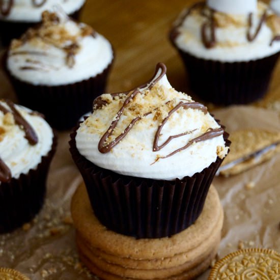 S’mores Cupcakes