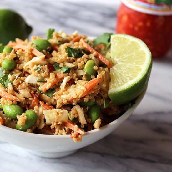 Thai Quinoa Chicken Salad