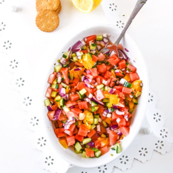 Watermelon Orange Salsa