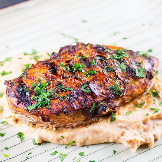 Harissa Rubbed Baked Chicken Breast