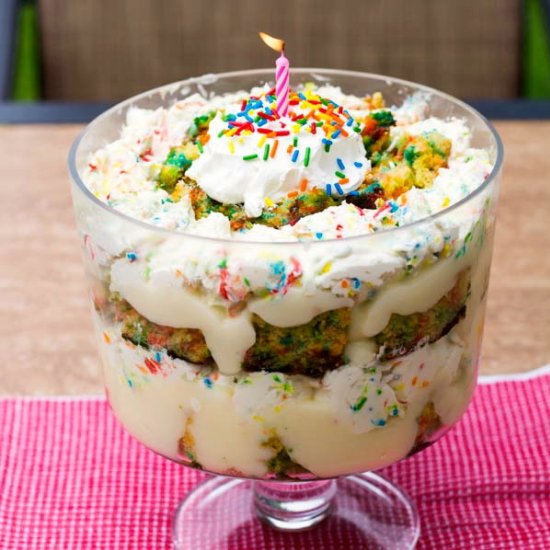 Funfetti Birthday Cake Trifle