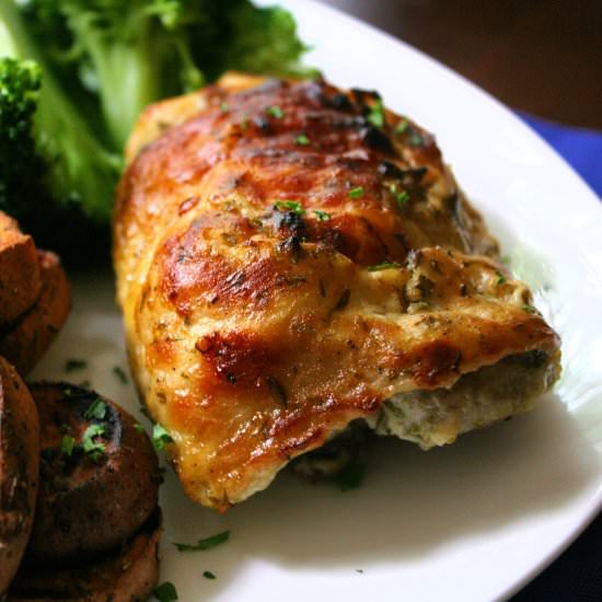 Greek Yogurt Roasted Chicken