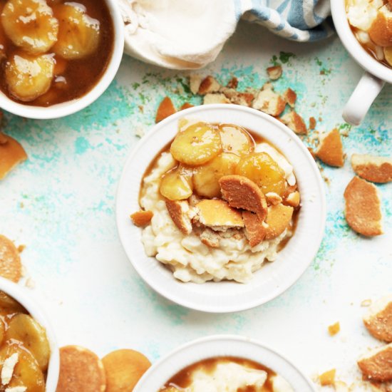 Caramelized Banana Rice Pudding