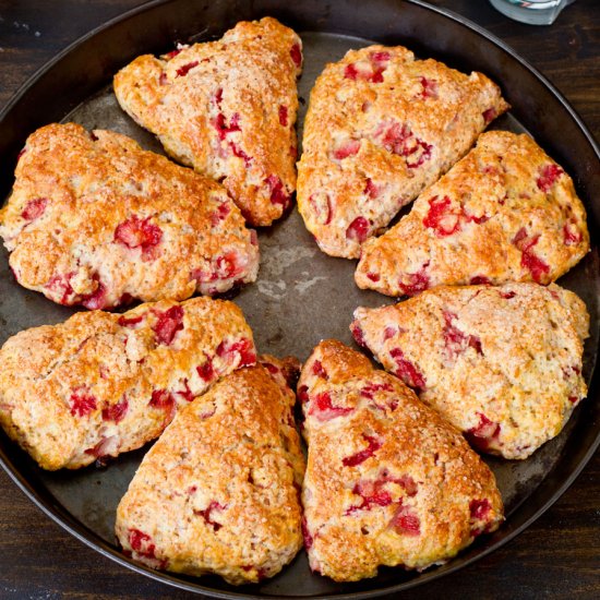 Strawberry Scones