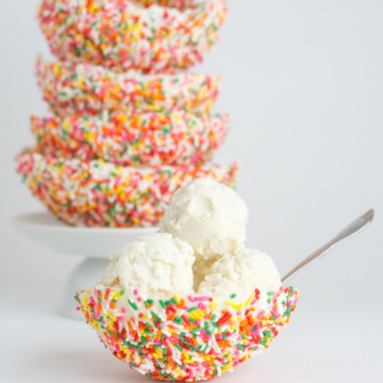 Edible Sprinkle Bowls