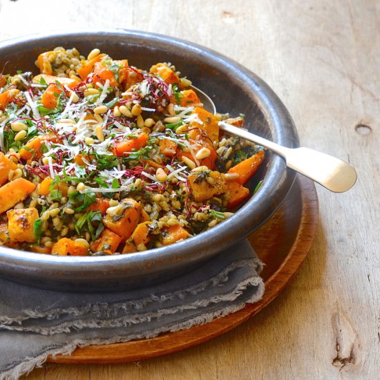 Butternut and Barley Risotto