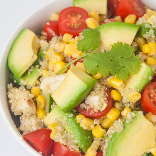 Summer Quinoa Chicken Salad