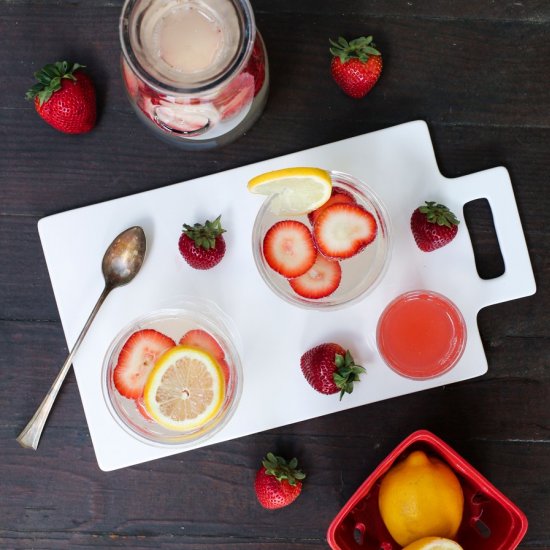 Strawberry Rhubarb Sangria