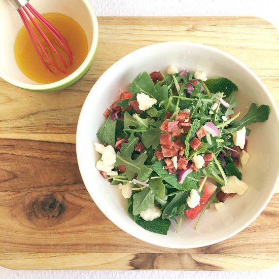 watermelon & feta salad