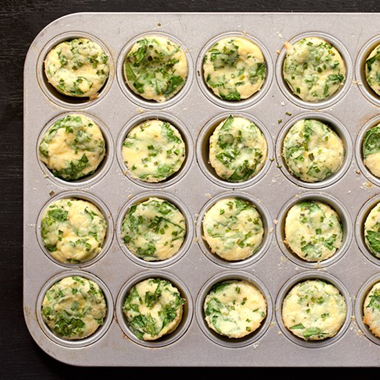 Mini Spinach Frittatas