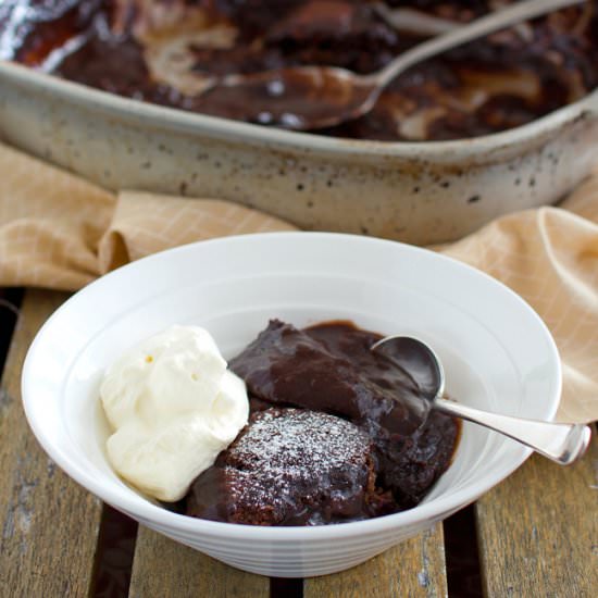 Chocolate Self-Saucing Pudding