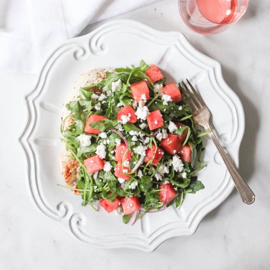 Arugula and Watermelon Salad