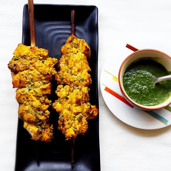 Chicken Reshmi Kebabs