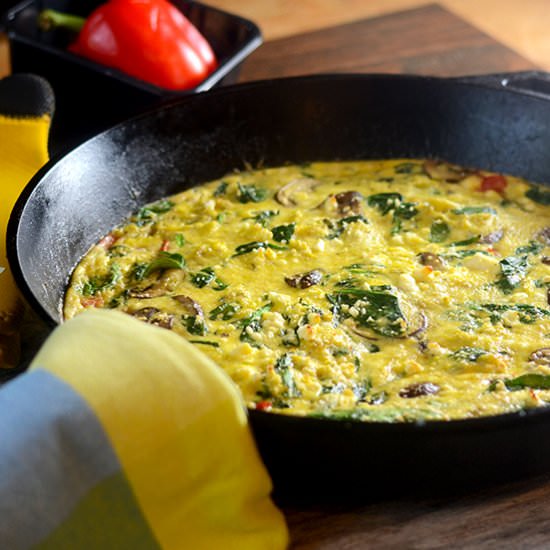 Spinach Feta Frittata