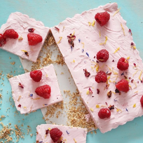 No Bake Raspberry Cheesecake