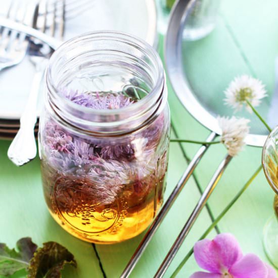 Chive Blossom Vinegar DIY