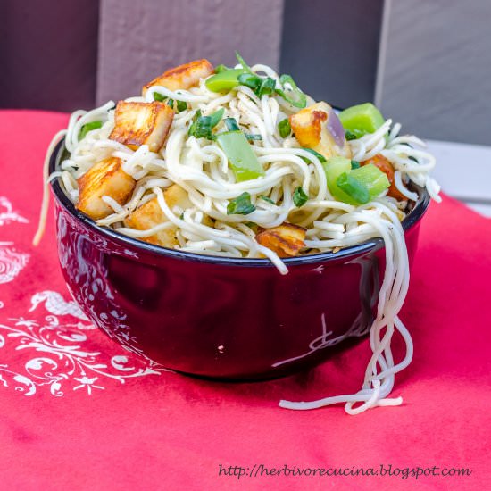 Paneer Chili Noodles