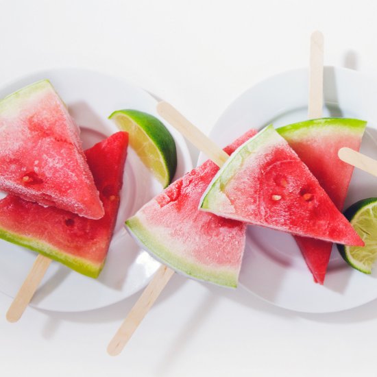 Watermelon Popsicles