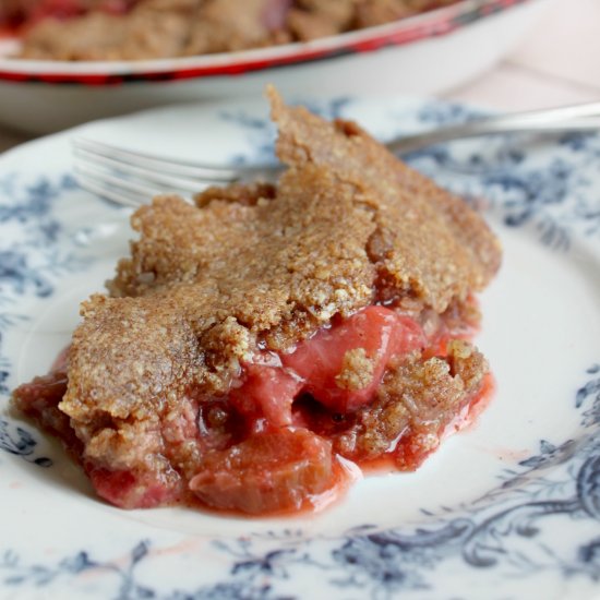 Paleo Strawberry Rhubarb Pie