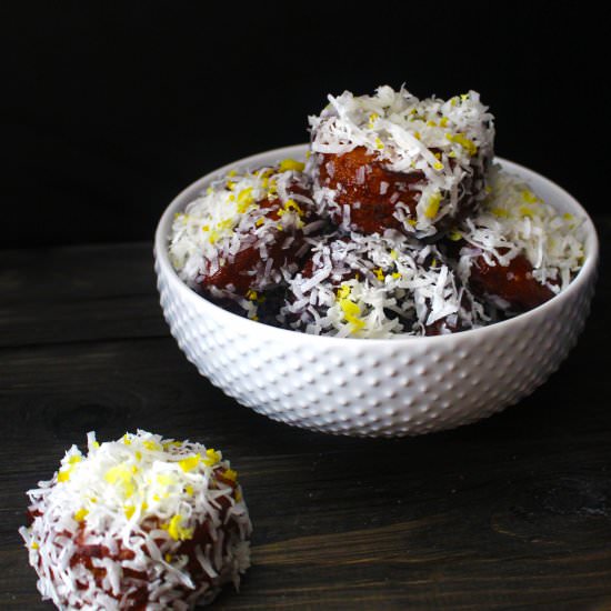 Lemon Coconut Whole Wheat Doughnut