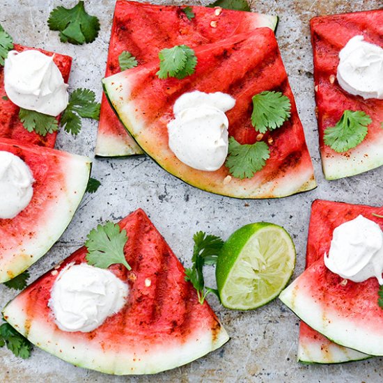 Spicy Grilled Watermelon