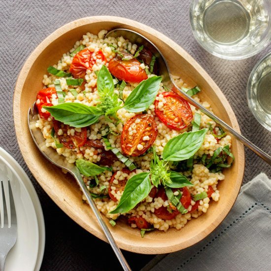 Fregola with Tomatoes and Basil