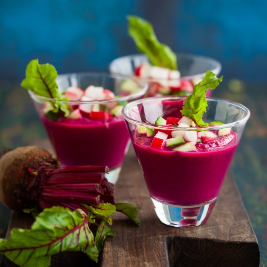 Cold Beet Borscht