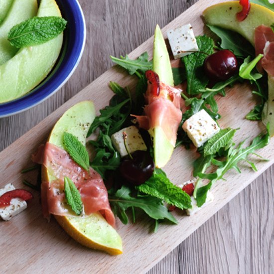 Melon and Jamón Serrano Salad