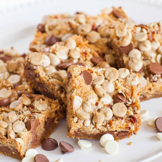 Chocolate Coconut Cookie Bars