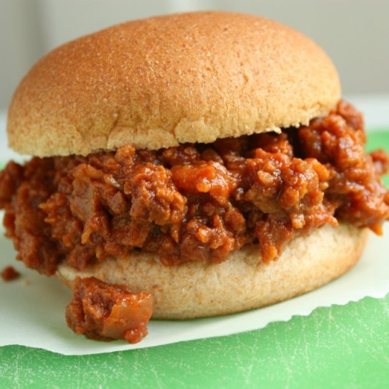 Healthy Slow Cooker Sloppy Joes