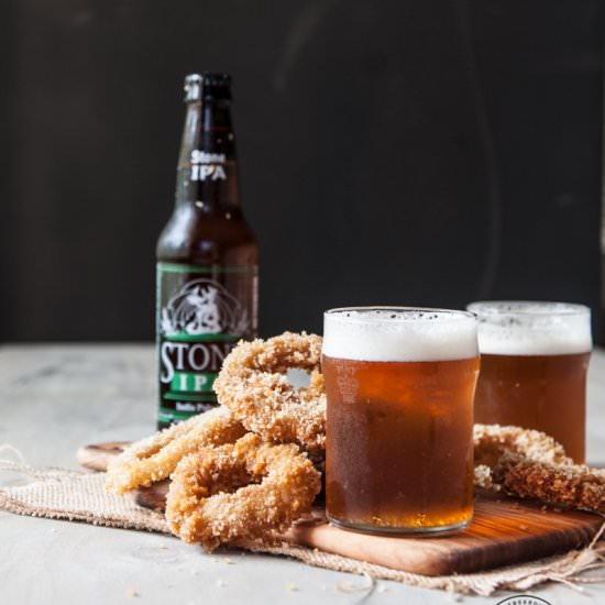 Crispy Beer Battered Onion Rings