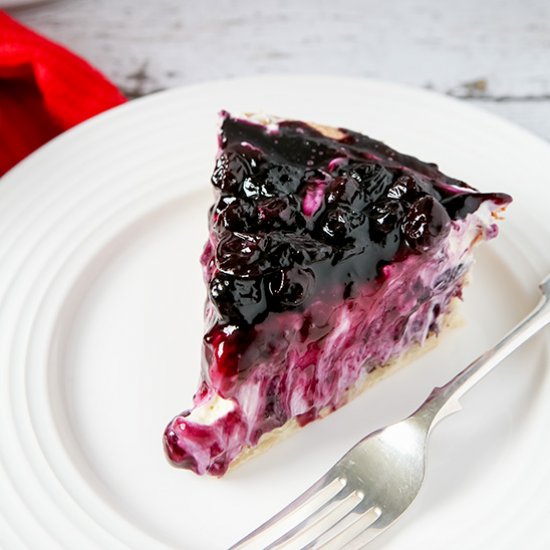 Blueberry Cream Cheese Pie